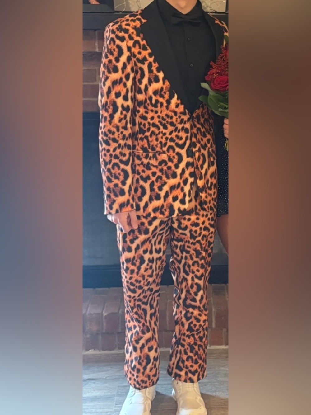 Shinesty Leopard Print Two-Piece Suit for prom
